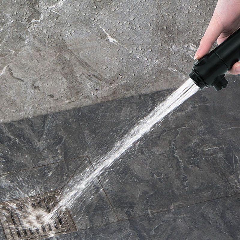 BowLift | Contemporary Shower Head Combo Hand Shower Plastic Wall Mount Black Shower Head