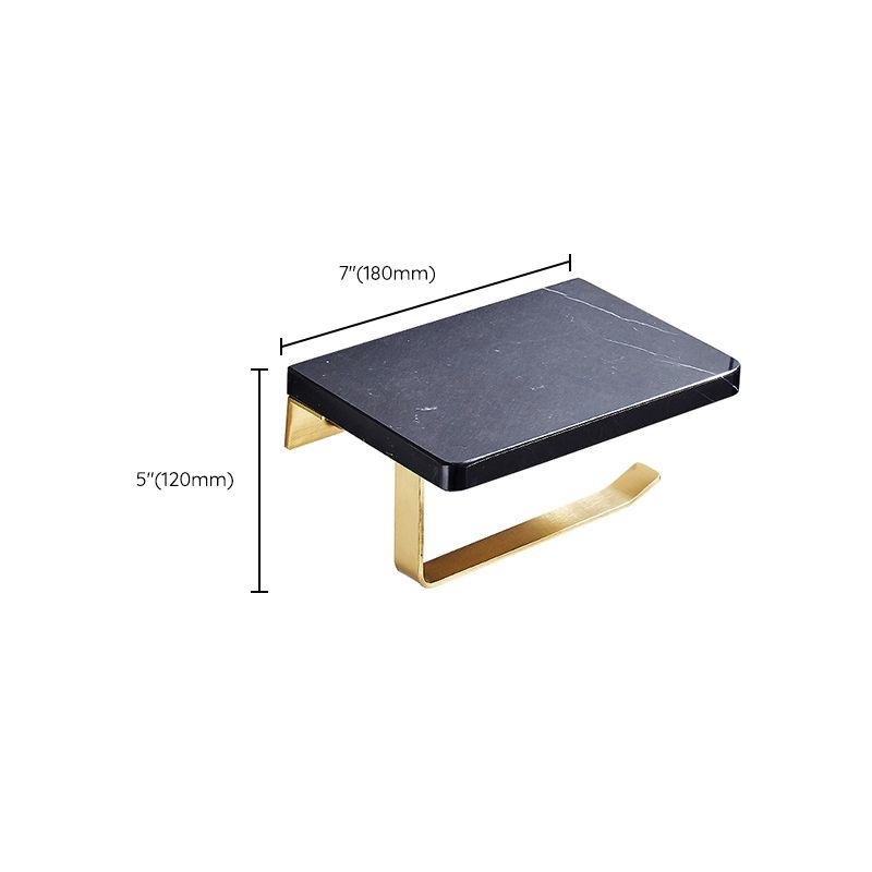 BowLift | Metal and Marble Bathroom Minimalist Accessory as a Single Piece or in a Set in Gold