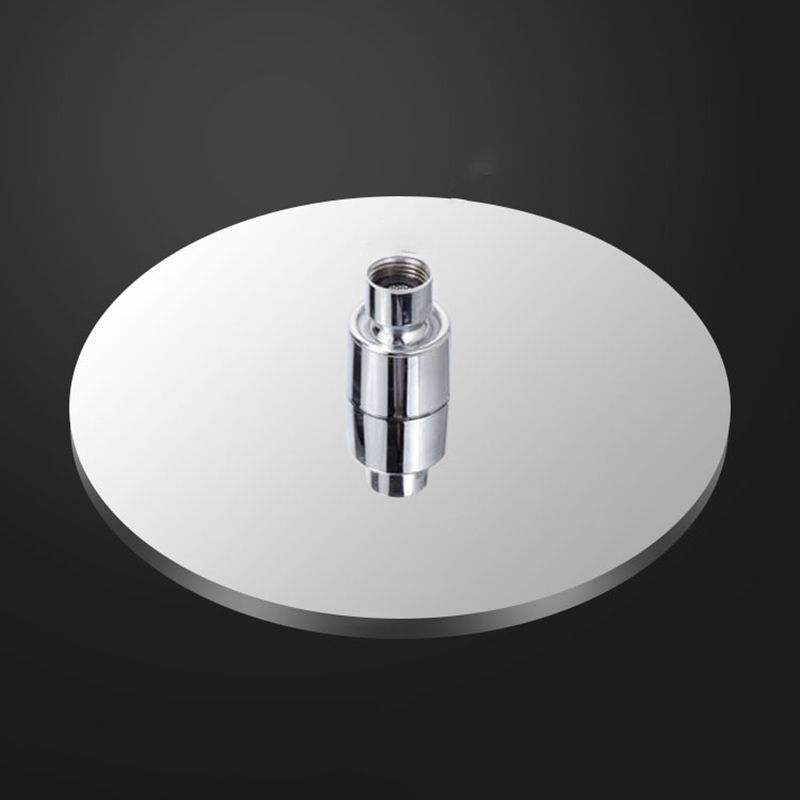 BowLift | Metal Shower Combo Contemporary Fixed Shower Head with Round and Rectangular Shape