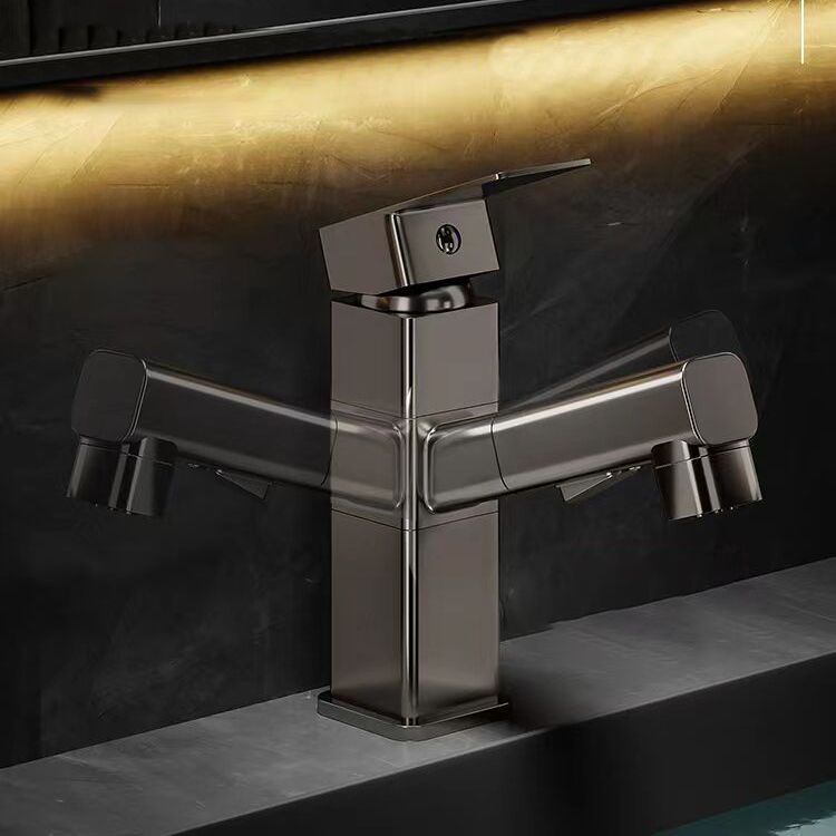 BowLift | Contemporary bathroom sink faucet single-handle swivel spout sink faucet
