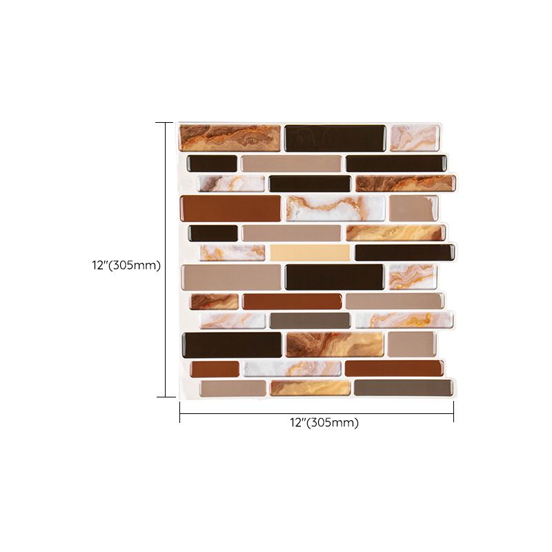 BowLift | Plastic Peel & Stick Subway Tile Modern Simple Subway Tile Wallpaper