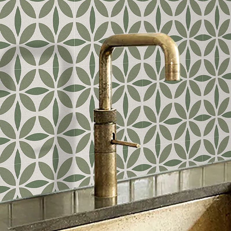 BowLift | Indoor Vinyl Tiles Floral Pattern Peel and Stick Waterproof Square Vinyl Tile