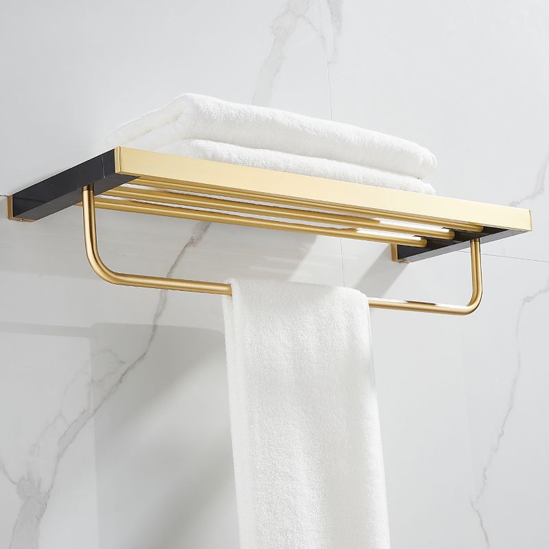 BowLift | Metal and Marble Bathroom Minimalist Accessory as a Single Piece or in a Set in Gold