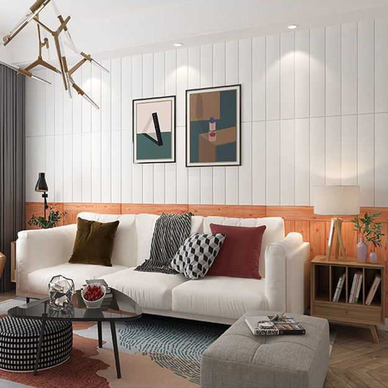 BowLift | Living Room Wall Paneling for Peeling and Attaching 3D Embossed Wall Paneling