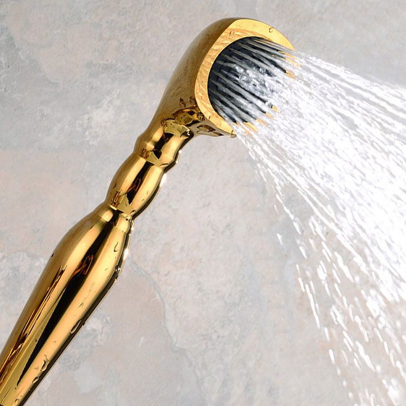 BowLift | All-Copper Single-Function Handheld Showerhead European Style Antique Rain Showerhead
