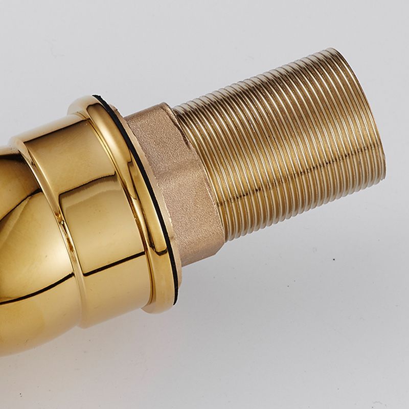 BowLift | Centered Basin Mixer Single Hole Bathroom Faucet with 2 Cross Handles