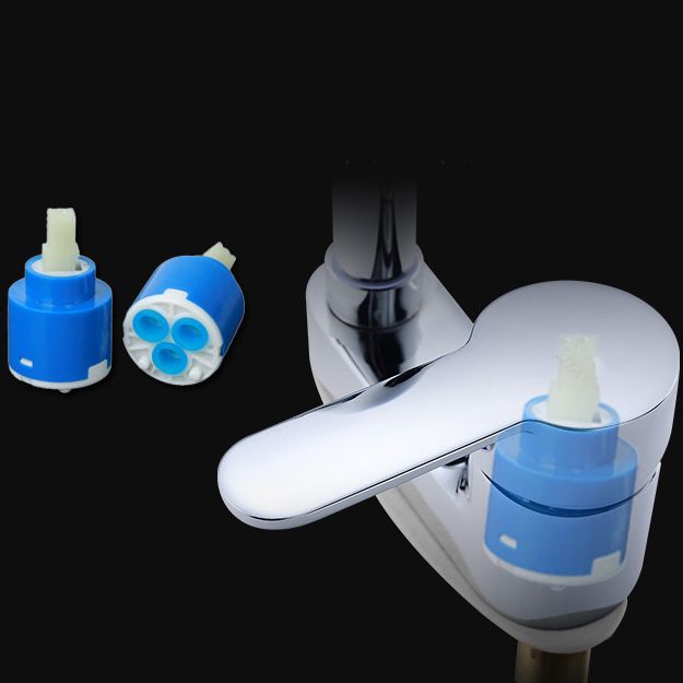 BowLift | Chrome Round Washbasin Faucet with Swivel Spout for the Bathroom