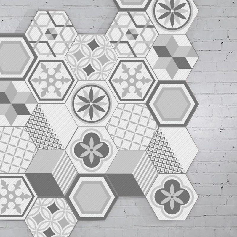 BowLift | Plastic Mosaic Tile Wallpaper Hexagonal for Stick and Remove Back Wall Tile
