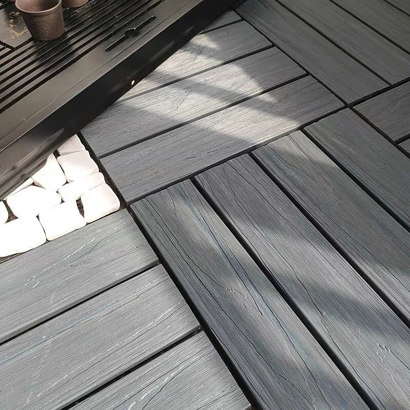 BowLift | Snap garden tiles striped pattern tile set paving slab