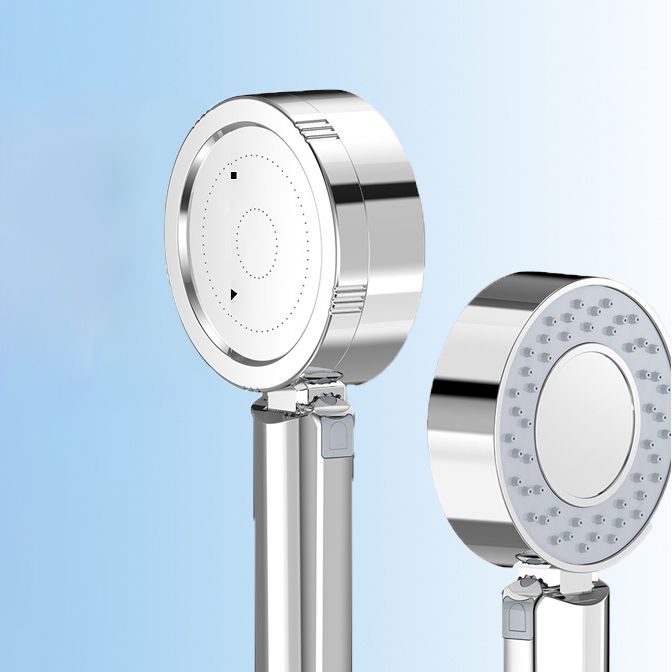 BowLift | Metal Shower Heads Round Handheld Adjustable Shower Heads with Self-Cleaning
