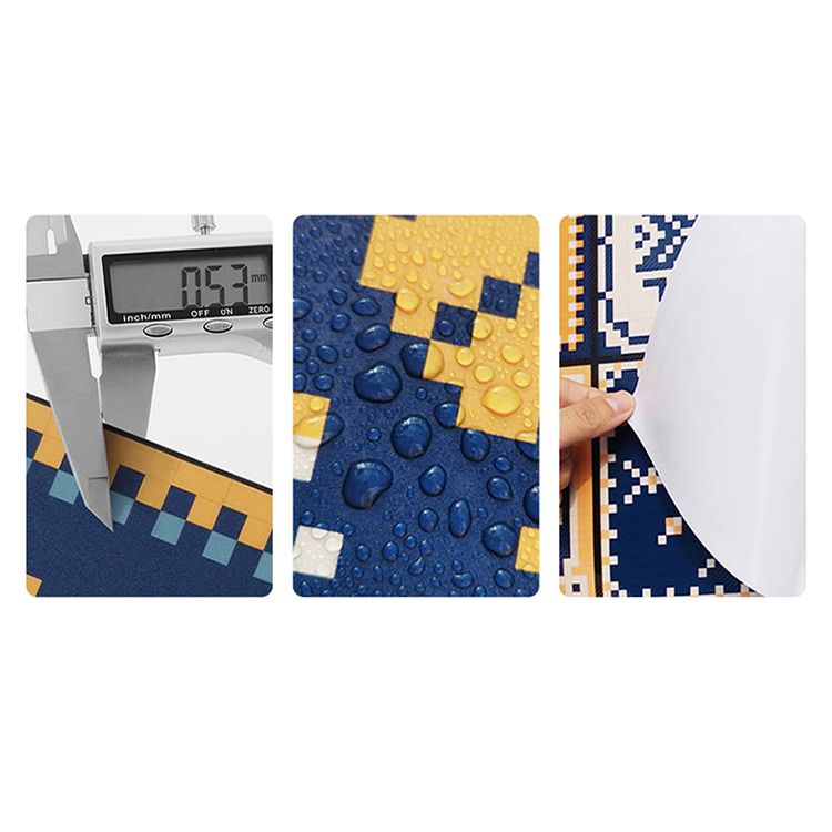 BowLift | Brown non-slip floor tile 30 cm x 60 cm brick effect single tile PVC