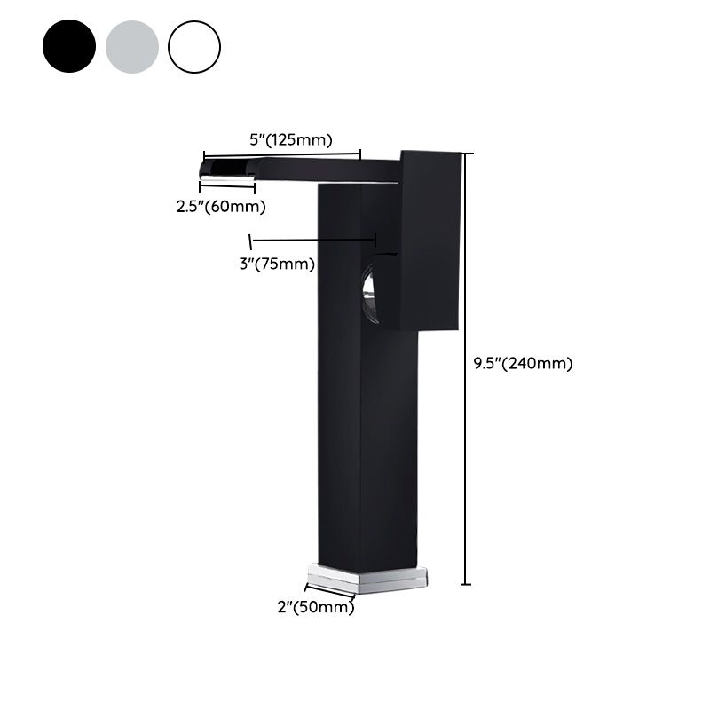 BowLift | Basin faucet lever handle waterfall outlet bathroom fixture