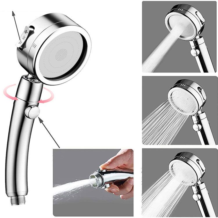 BowLift | Contemporary Double Handle Shower Head High Arc Shower Head Combination in Chrome