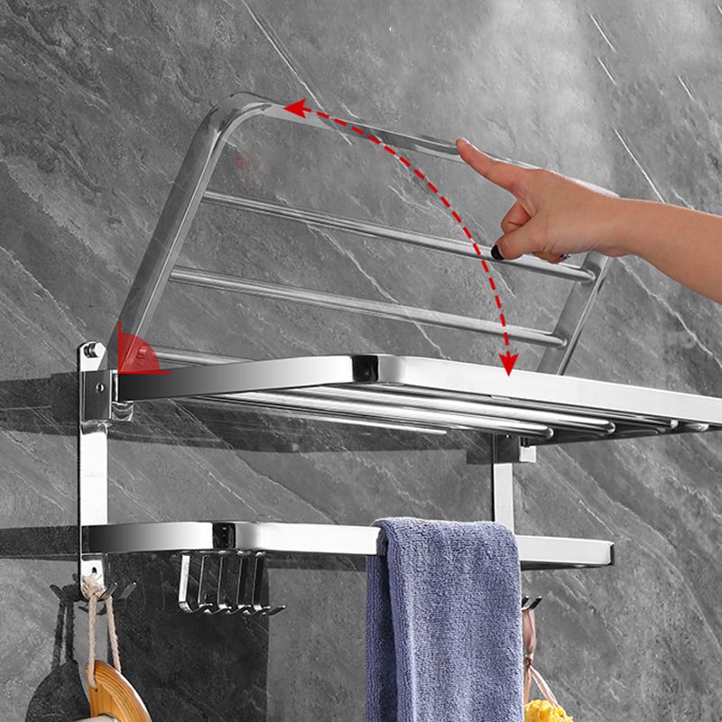BowLift | Silver/Black Bathroom Hardware Set Modern Bathroom Accessories Hardware Set