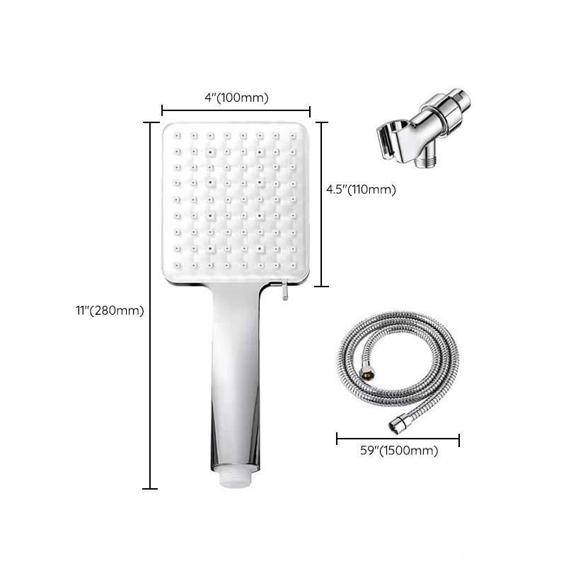 BowLift | Classic Handheld Showerhead Standard Round Showerheads in Silver