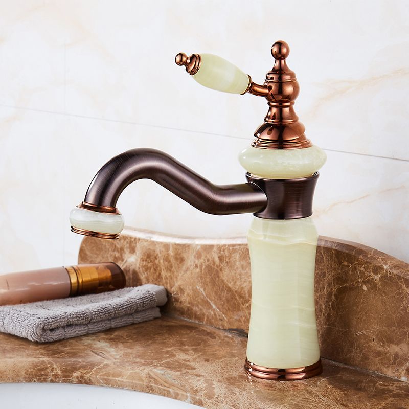BowLift | Luxury Ship Basin Faucet Lever Handle Round Ship Basin Bathroom Faucet