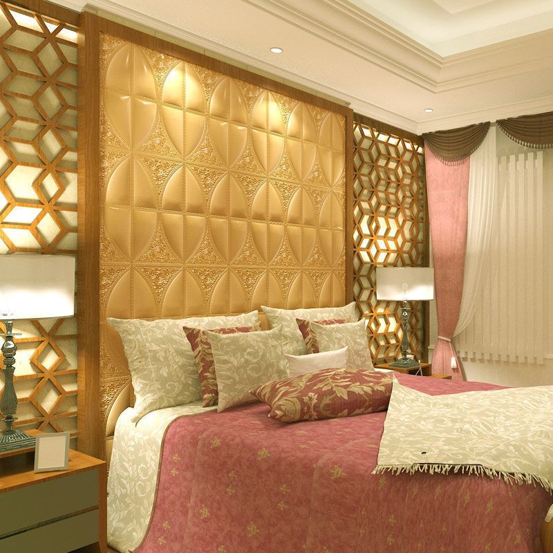 BowLift | Modern Style Plastic Wall Panel Living Room Peel and Stick 3D Wall Covering