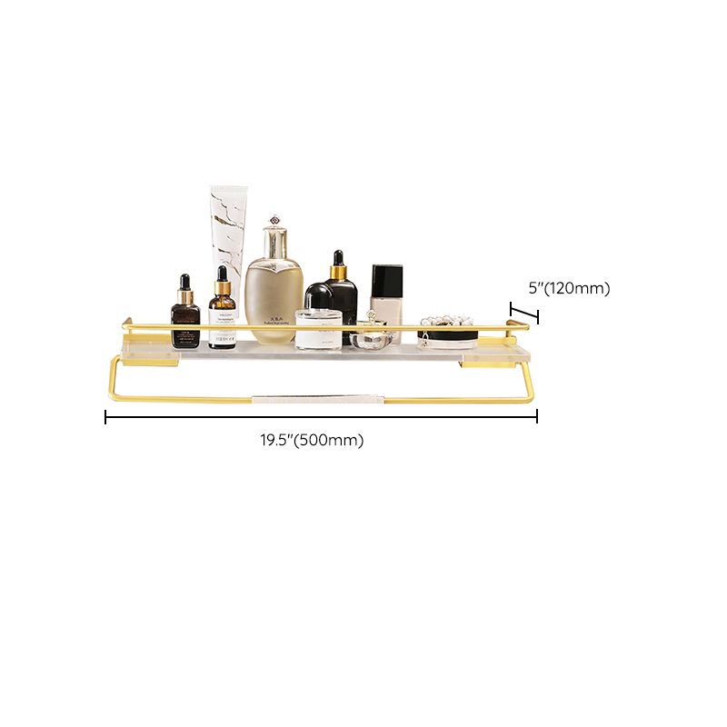 BowLift | Metal and acrylic bathroom accessories as a single piece or in a set in gold