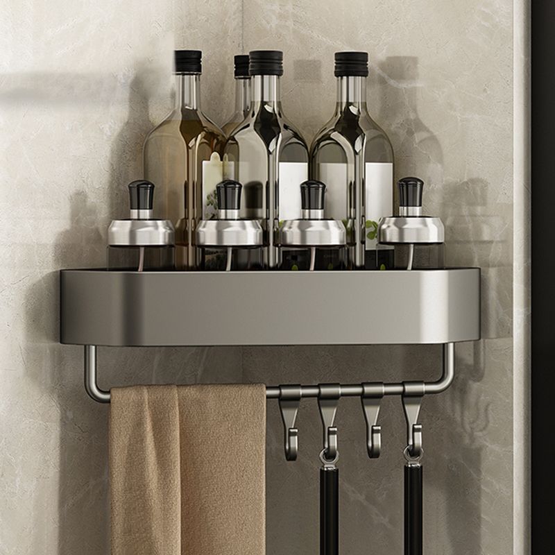 BowLift | Adhesive holder metal bathroom accessories single piece or in set with bathroom shelf