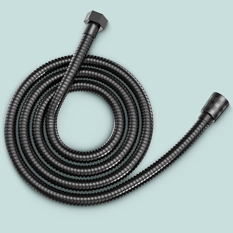 BowLift | Modern 6 Setting Shower Head Adjustable Spray Pattern Matt Black Round Shower Head