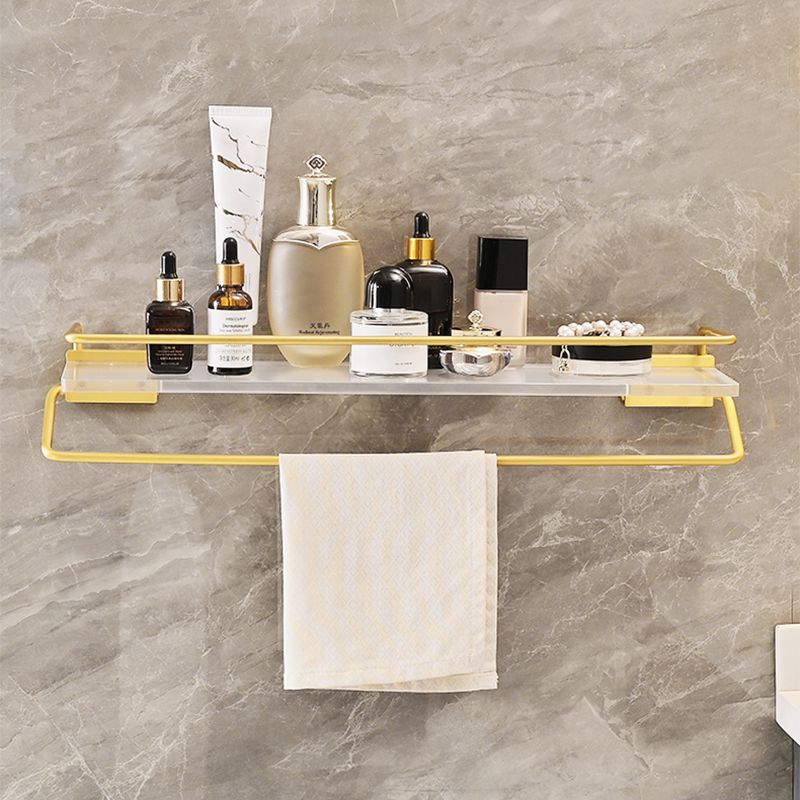 BowLift | Metal and acrylic bathroom accessories as a single piece or in a set in gold