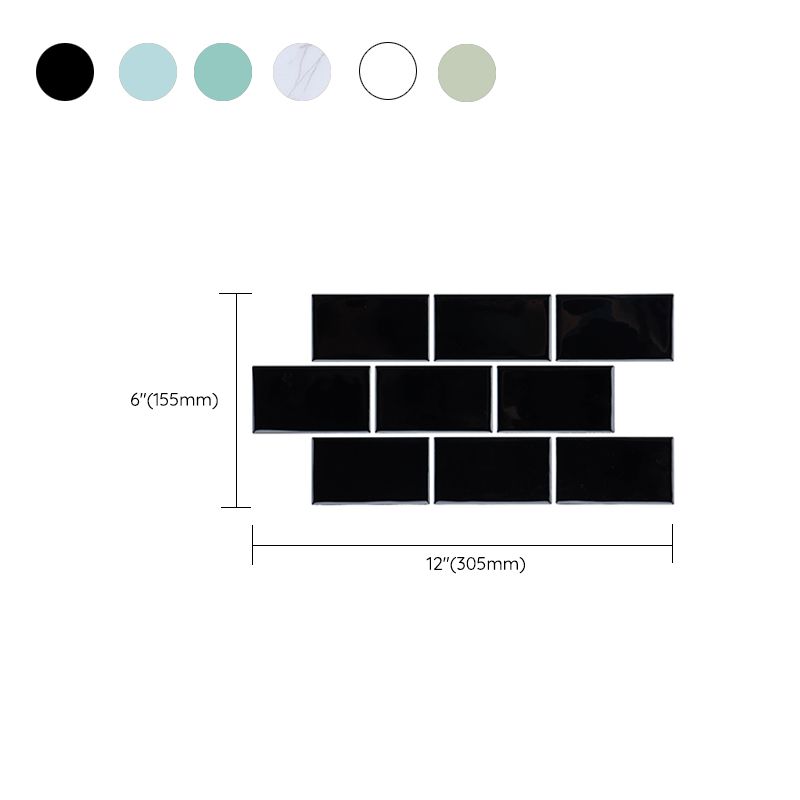 BowLift | Plastic Peel & Stick Subway Tile Modern Simple Subway Tile Wallpaper