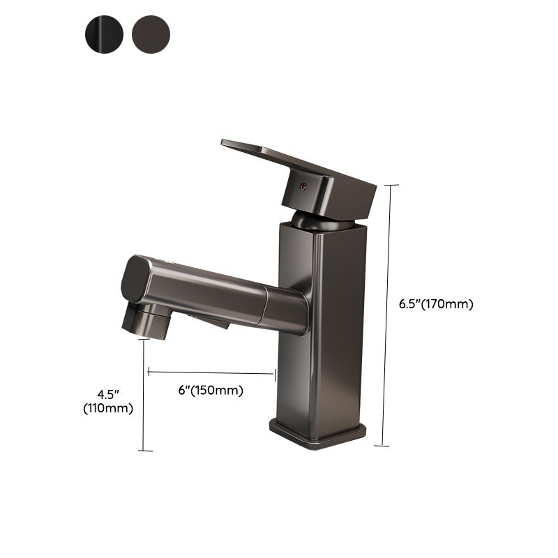 BowLift | Contemporary bathroom sink faucet single-handle swivel spout sink faucet