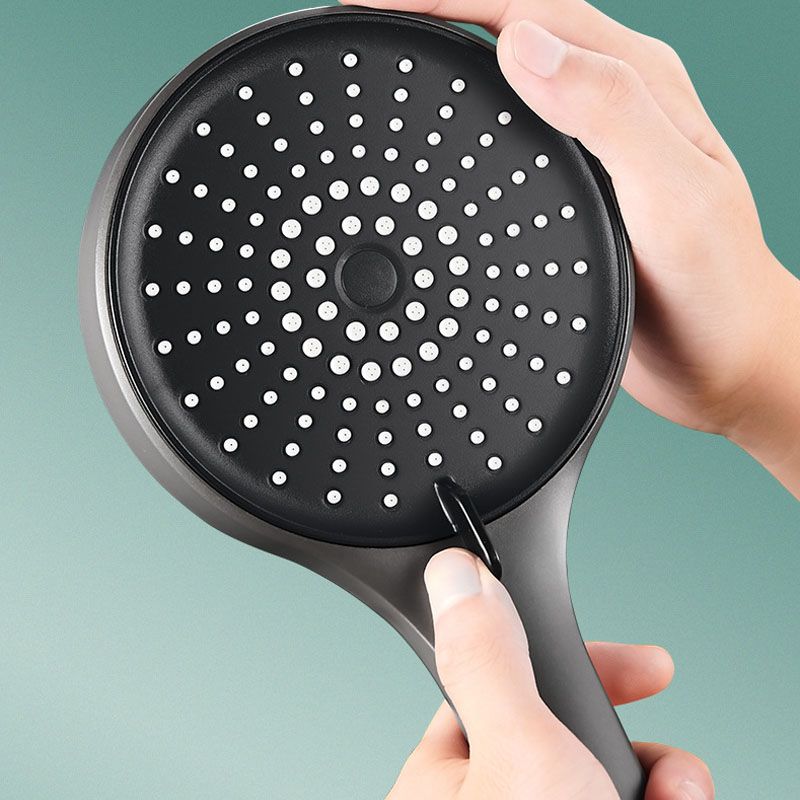 BowLift | Plastic Handheld Shower Head Round Handheld Showerhead with Self-Cleaning