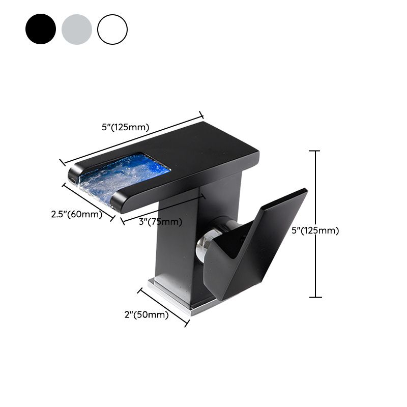 BowLift | Basin faucet lever handle waterfall outlet bathroom fixture