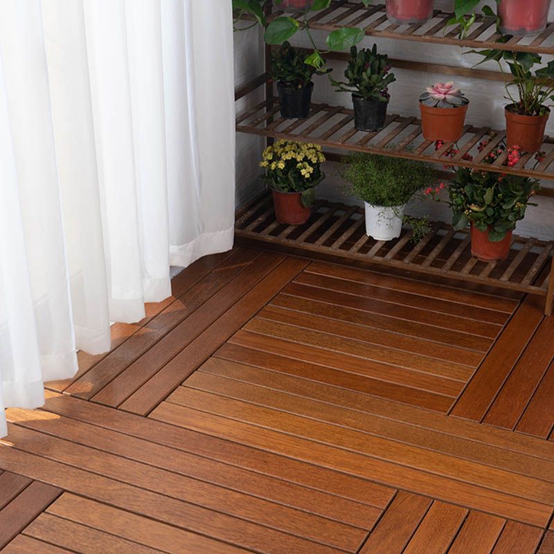 BowLift | Basic Wood Outdoor Floor Tiles Click Patio Floor Tiles