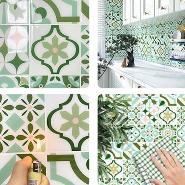 BowLift | Plastic Peel & Stick Mosaic Tile Square Waterproof Peel and Stick Backplate