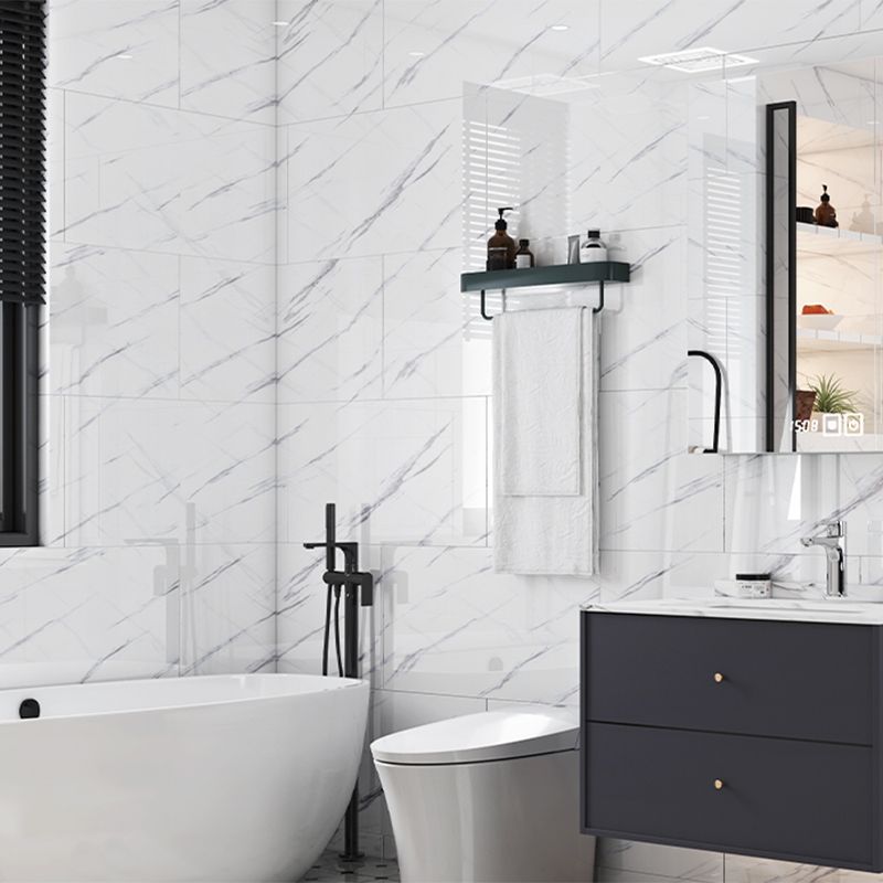 BowLift | Bathroom Mosaic Tile Marble Print Peel and Stick Backsplash Tile