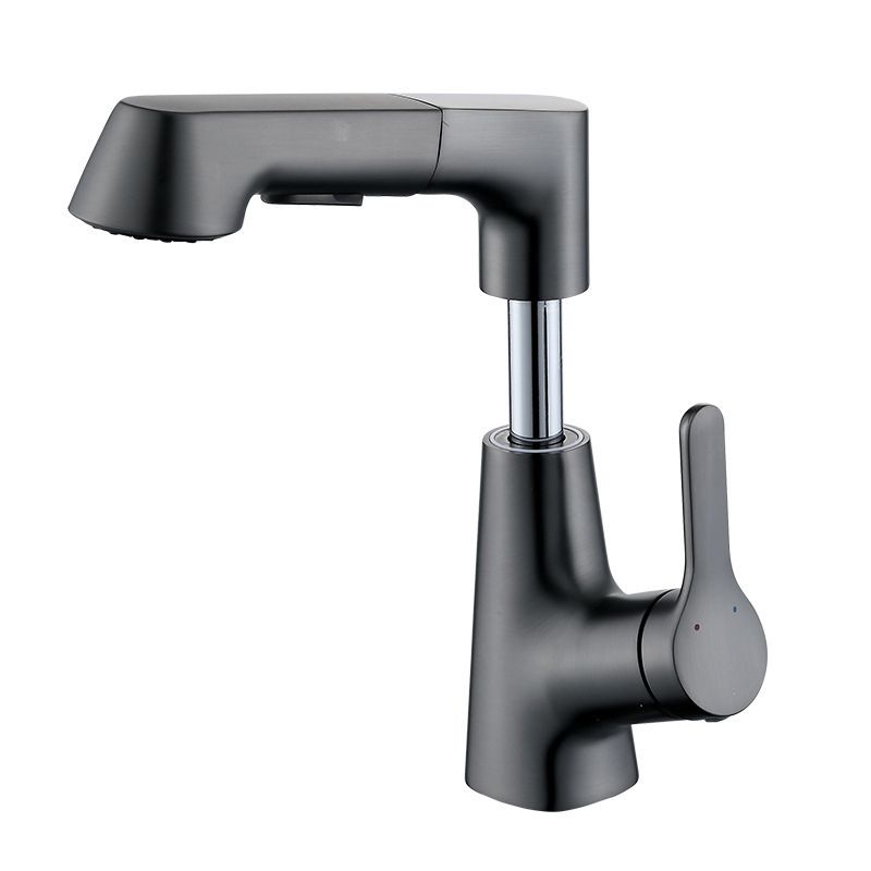 BowLift | Modern 1-Lever Sink Faucet Round Basin Faucet Brass