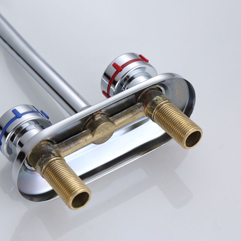 BowLift | 1or2-Handle Brushed Nickel Widespread Faucet 2 Hole Center Set Sink Faucet