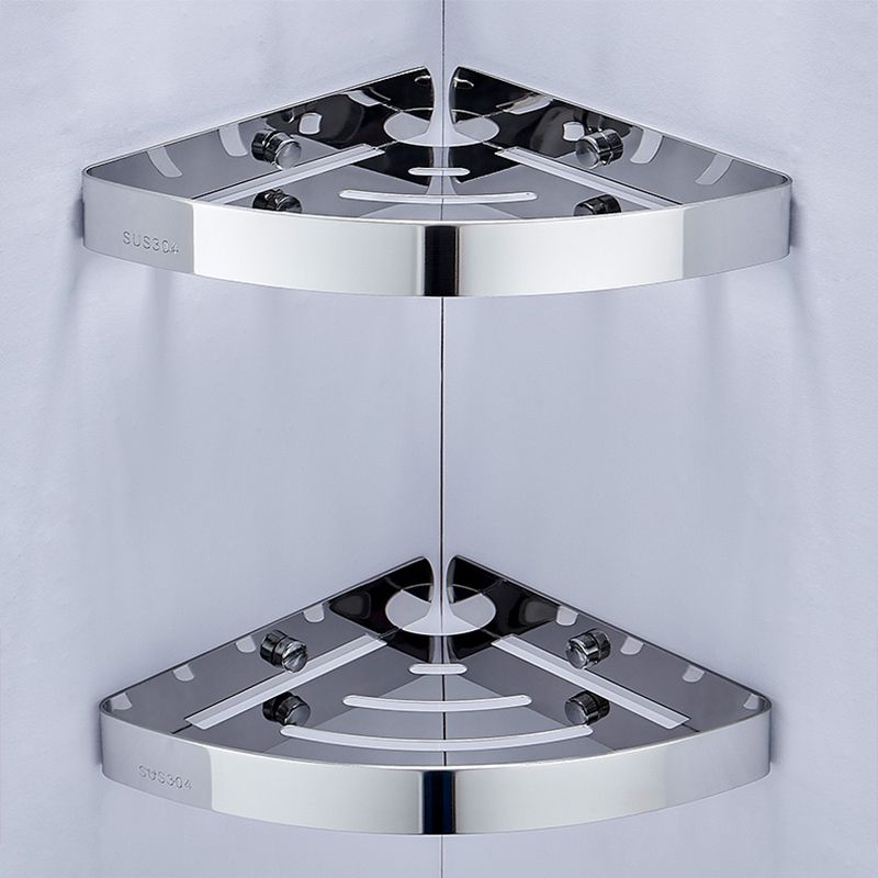 BowLift | Silver/Black Bathroom Set Modern 1/2/3 Piece Anti-Rust Bathroom Shelf