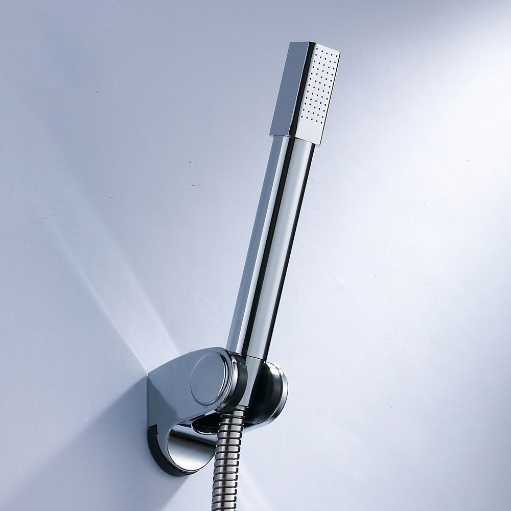 BowLift | Simple Handheld Shower Head Square 304 Stainless Steel Shower Head