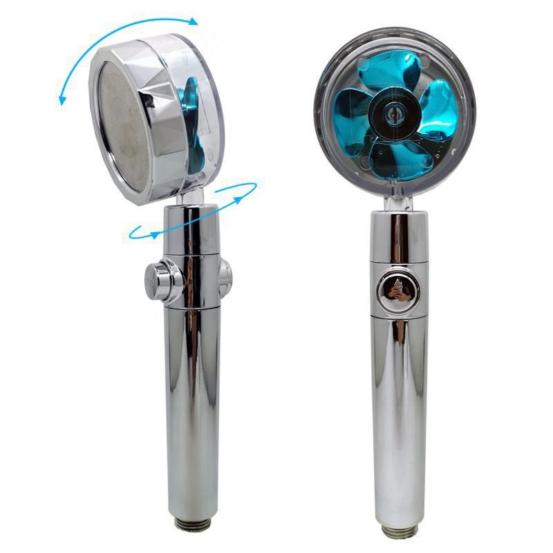 BowLift | Plastic Hand Shower Standard Round Spray Nozzle with Swivel Attachment