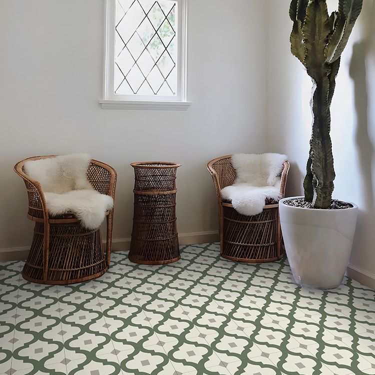 BowLift | Field tile wallpaper square PVC removable and adhesive back tile