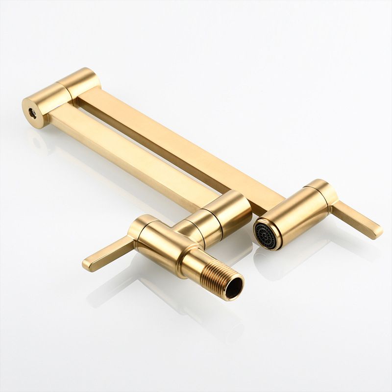 BowLift | Beautiful Wall Mounted Brass Fixtures Stain Resistant Wall Mounted Bathroom Faucet