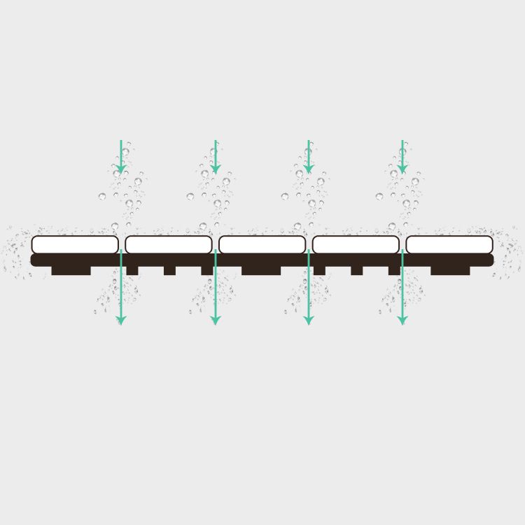 BowLift | Composite deck tiles Connectable waterproof floor tiles