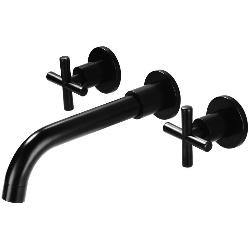 BowLift | 3 holes faucet 2 cross handle wall-mounted faucet for the bathroom