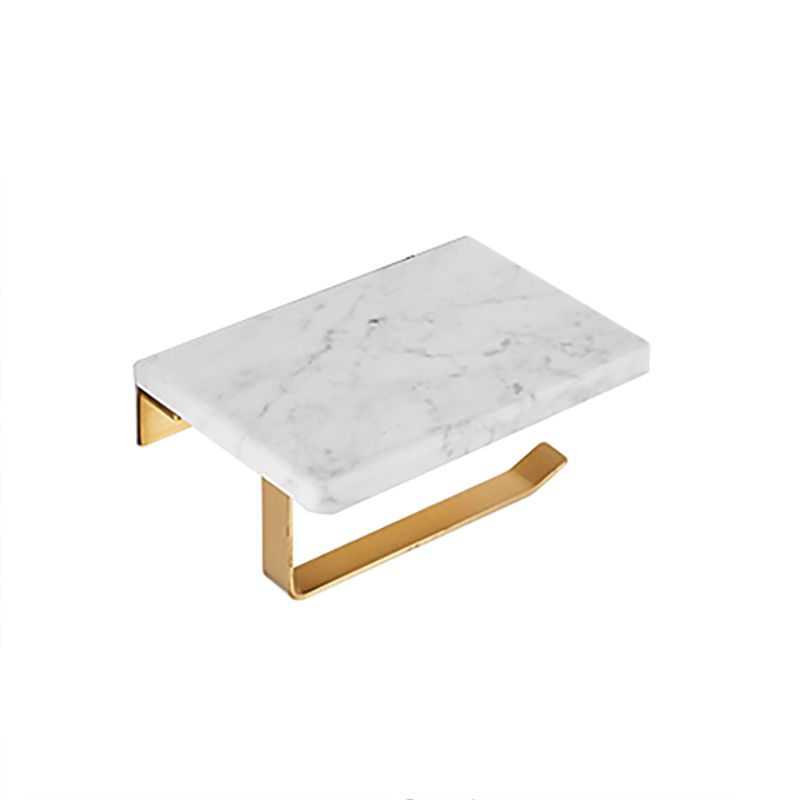 BowLift | Metal and Marble Bathroom Accessory Single or in Set in Gold