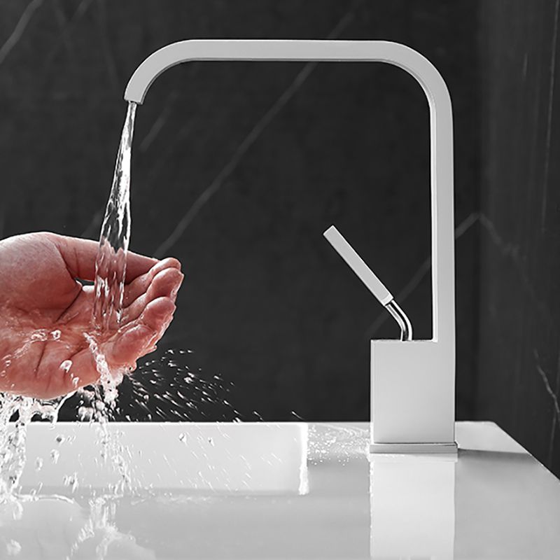 BowLift | Waterfall Spout Widespread Sink Faucet Modern Metal Widespread Sink Faucet