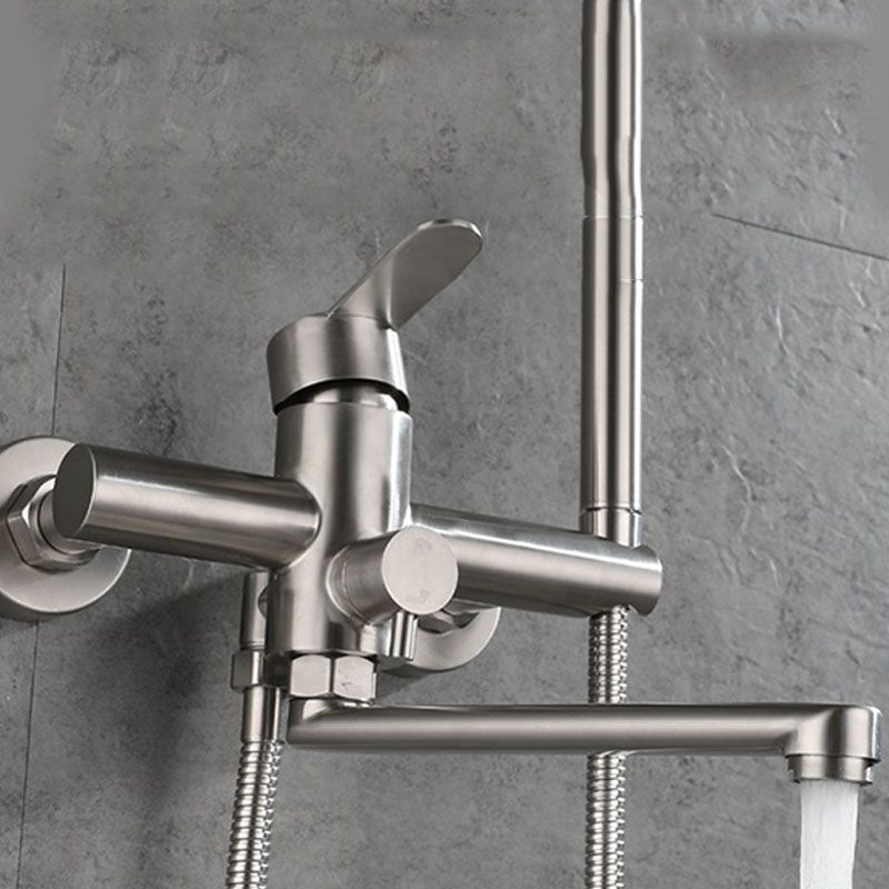 BowLift | Bathroom Bathtub Faucet Lever Handheld Shower Bathtub Faucet