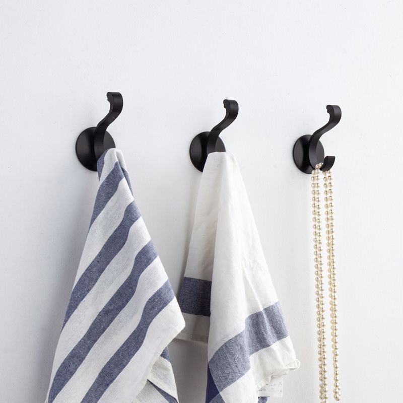 BowLift | Minimalist Bathroom Accessories individually or in a set Matte Black Bathroom Hardware