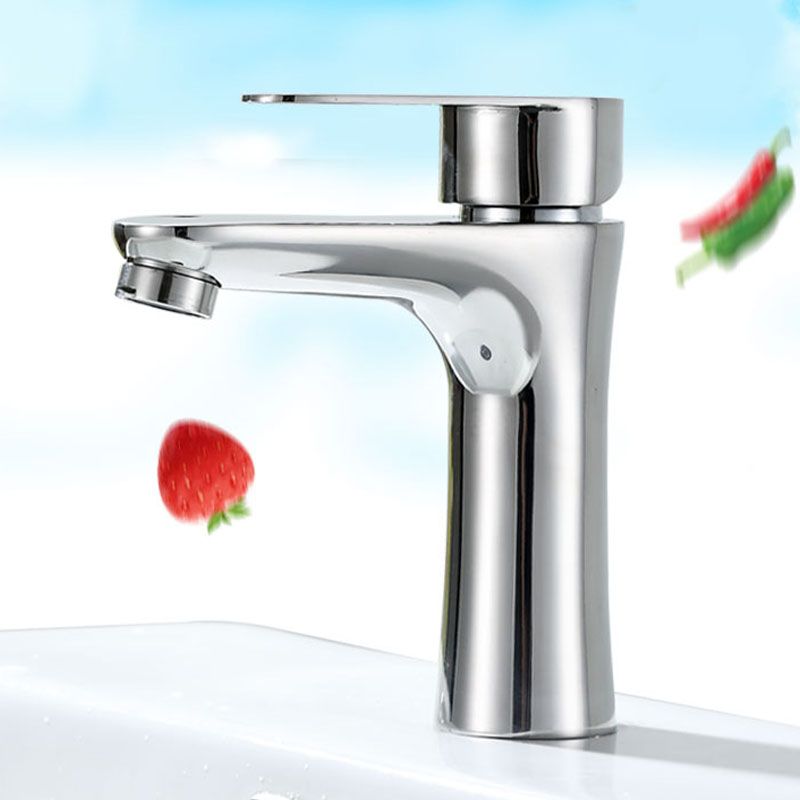 BowLift | Contemporary Stainless Steel Sink Faucet Lever Handles Low Arc Sink Faucet