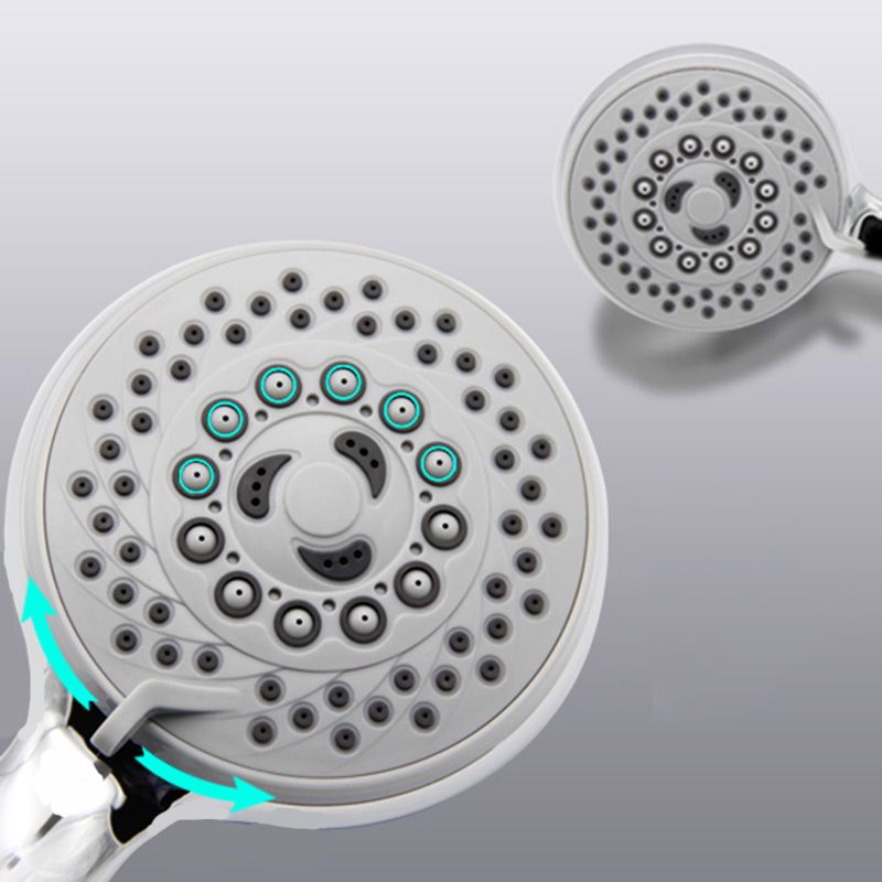 BowLift | Contemporary Style Shower Head Round Plastic Handheld Shower Head