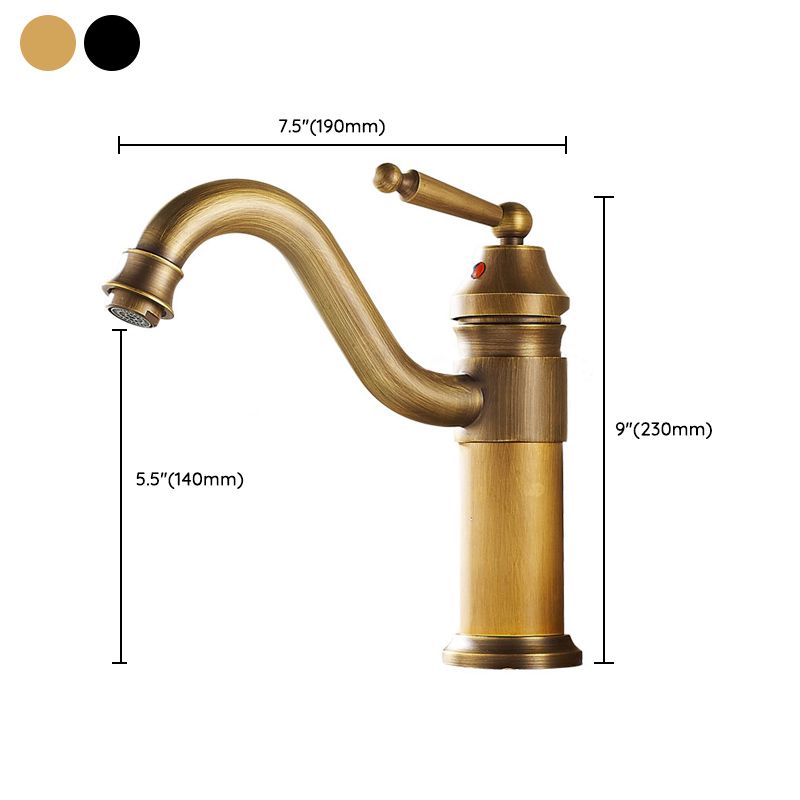 BowLift | Farmhouse Widely Distributed Bathroom Faucet Vintage Single Hole Sink Faucet
