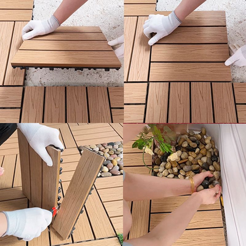 BowLift | Corrosion-resistant Wood Floor Modern Style Square Outdoor Wood Floor