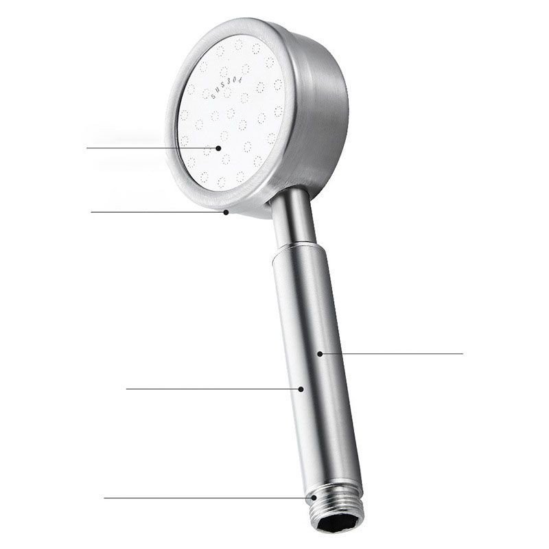 BowLift | Metal Handheld Showerhead Modern Solid Color Round Showerheads
